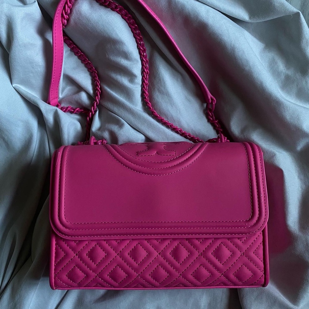 Tory Butch Fleming Bag (Hot Pink)